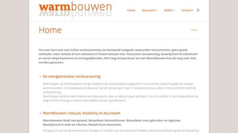 Warm Bouwen